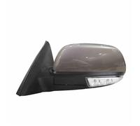 Rearview Mirror Car Rearview Mirror Assy Auto Electric Folding Heating Turn Signal Mirror Assembly Accessories For Epica 2007-2013 Rear View Mirror Assembly(Brown,8 Wire L)