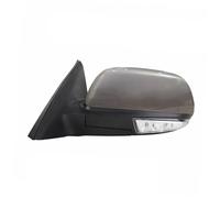 Rearview Mirror Car Rearview Mirror Assy For Epica 2007-2013 Auto Electric Folding Heating Turn Signal Mirror Assembly Accessories Rear View Mirror Assembly(Brown,8 Wire Left)