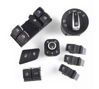 Rearview Mirror Control Switch 8pcs/lot Window Headlight Auto Mirror Tailgate Fuel Door Switch/Fit For VW Passat B6 Tiguan 3C0962125B 5ND959565A 5ND941431B(A)