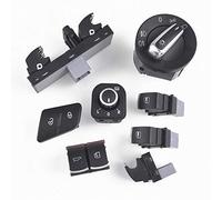 Rearview Mirror Control Switch 8pcs/lot Window Headlight Auto Mirror Tailgate Fuel Door Switch/Fit For VW Passat B6 Tiguan 3C0962125B 5ND959565A 5ND941431B(B)