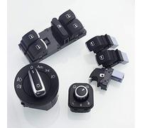Rearview Mirror Control Switch 8pcs/lot Window Headlight Auto Mirror Tailgate Fuel Door Switch/Fit For VW Passat B6 Tiguan 3C0962125B 5ND959565A 5ND941431B(C)