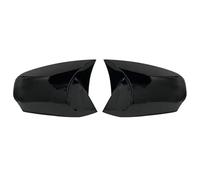 Rearview Mirror Cover 2PCS For Fluence 2011-2015 Rearview Side Mirror Cover Wing Cap Exterior Door Rear View Trim Car Decoration Accessories Mirror Cover Caps(Gloss black)