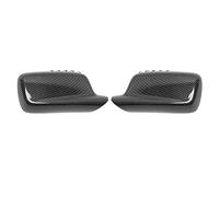 Rearview Mirror Cover, Black Side Mirror Cover 2pcs Rearview Wing Mirror Cover Housing for 3 Series E46 7 Series E66 for 7 series E65 E66 2002-2008