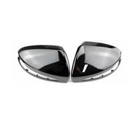 Rearview Mirror Cover Cap Compatible With Mercedes For Benz For C CLASS W205 2014 LHD Only Car Rearview Mirror Housing For Wing Mirror Housing Trim Frame(Black One Pair)