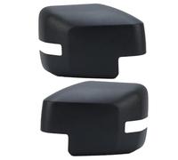 Rearview Mirror Cover Cap Fits For Bronco 2020-2024 Textured Black Camera Ground Light Side Car Accessories Complete Wing Mirrors(1 pair lens)(1 pair Cover)