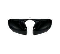 Rearview Mirror Cover Cap Wing Side Mirror Lid Glossy Black Fit For Volvo XC70 XC90 2007-2014 Car Wing Mirror Covers(Bright black)