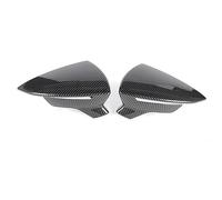 Rearview Mirror Cover Car Rear View Door Wing Side Mirror Cover Caps Shell Case Fits for Seat For Leon For Lion 5F III For Ibiza 6F V For KJ1 For Arona For KJ7 Wing Mirror Cover (Color : Carbon F