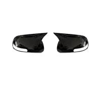 Rearview Mirror Cover Door Mirror Caps Fits for Toyota For Corolla E140 E150 2006-2013 A07U-Rear View Cover Side Wing Side Door Mirror(Carbon Fiber Pattern)(Bright Black)