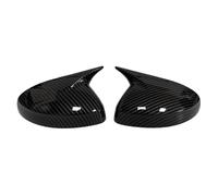 Rearview Mirror Cover For A1 2011 2012 2013 2014-2018 | Car Rearview Side Mirror Cover Wing Cap Exterior Door Housing Trim(Twill appearance)