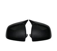 Rearview Mirror Cover For A3 S3 8P 05-08 A4 S4 B6 B7 8E 8H A6 S6 C6 4F Mirror Tools Case Glossy Black 2piece Side Car Rear View Mirror Cover Wing Mirror Cover(Carbon fiber pattern)