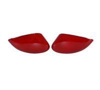 Rearview Mirror Cover For Fiesta MK7 2009-2017 Rearview Mirror Cover 6 Color Side Wing Trim Clip-on Decor Cap Car Refit Accessories Rear View Cap(Glossy Red 1 Pair)