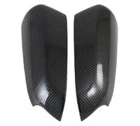 Rearview Mirror Cover For Hyundai For Venue Side 2020 2021 Wing Mirror Cover ABS Chrome Carbon Fiber Car Rearview Decorative Covers(Black)