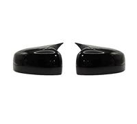 Rearview Mirror Cover For Mitsubishi For Mirage G4 For Attrage 2016 2017 2018 2019 2020 2021 2022 2023 Rearview Mirror Cover(Without light Bright black)