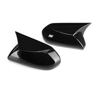 Rearview Mirror Cover For Toyota For Camry 8th 2018 2019 2020 2021 For Avalon For C-HR Car Rearview Mirror Cover Side Reversing Case Ox Horn Rear View Cap(Glossy Black)