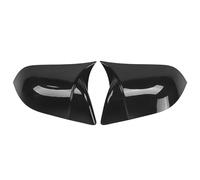 Rearview Mirror Cover Glossy Black, ABS Side Mirror Add - On Shell for 2017-2020 - Sleek Aerodynamic Design, Easy Mounting with Double - Sided Tape