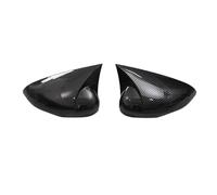 Rearview Mirror Cover Housing Side Wing Mirror Cap Trim Car Accessories For F&ord For Fiesta Mk7 2009-2018(Carbon Fiber Look)