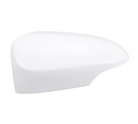 Rearview Mirror Cover Shockproof Exterior Side Wing Mirror Cap White ABS Material with Turn Signal Light for Vehicles with Turn Signal Light (Left: 87945-02420)