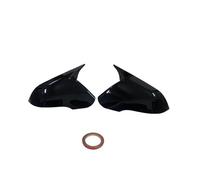 Rearview Mirror Cover Side Reversing Mirror Compatible For Hyundai Sonata 9th LF 2015-2019 OX Horn Side Mirror Cover Cap Car Accessories(Glossy Black-Add on)