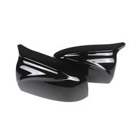 Rearview Mirror Covers Caps Car Styling Replacement Shell Fits for BMW X5 X6 E70 E71 2007-2013(Look)(Glossy Black)