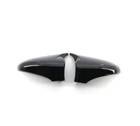Rearview Mirror Covers For 2014-2020 For L&exus For IS200/250/300/350 All Models Only Fits Left Hand Drive Model Rearview Side Wing Mirror Cover Cap Side Mirror Caps(Glossy Black)