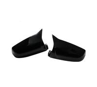 Rearview Mirror Covers For B&MW 5 6 7 Serie F01 F02 F03 F04 F06 F07 F10 F11 F12 F13 Horn Caps M Style Black Side Wing Mirror Cap Cover Side Mirror Caps(Black 1Pair)