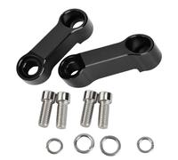 Rearview Mirror Extender, 10mm 8mm Aluminum Alloy Motorcycle Rearview Mirror Adapter Kit Riser Mount Extender with M10 or M8 mounting apertures.replacement for Motorcycles Electric Vehicles Black