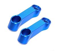 Rearview Mirror Extension Riser for Motorcycles with Aluminum Alloy Adapter to Improve Rear Sight and Reduce Blind Spots (blue)