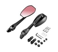 Rearview mirror For FZR For YZF 600R R1 R6 For R6S 6mm Universal Motocycle Rearview Si Mirrors Side Mirror(PURPLE)