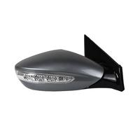 Rearview Mirror For Hyundai For Sonata 2010 2011 2012 2013 2014 2015 Auto Door Wing Side Rearview Mirror Assembly 5 8 10 Wire Rear View Mirror Wing Mirror Electric(Gray,5 Wires Left)