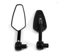 Rearview Mirror For RC 390 125 750 250 For MSX125 For CB 500 F Motorcycle Universal 7/8" 22mm Handlebar Bar End Rear View Si Mirror Motorbike Rear View(Black)