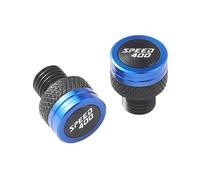 Rearview Mirror For Triumph Speed 400 Scrambler 400X Mirror Hole Plugs(Blue)