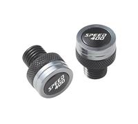 Rearview Mirror For Triumph Speed 400 Scrambler 400X Mirror Hole Plugs(Gray)