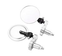 Rearview Mirror For YZF R1 R6 2005 2006 2007 2008 2009 2010 2011 2012 7/8" 22mm Universal Motorcycle Rearview Mirrors Handle Bar End Motorbike Rear View(Silver)