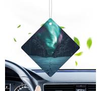 Rearview Mirror Fragrance Pendant - Car Ornament Fragrance Tablet Air Fresheners - Long Lasting Scents, Car Interior Decor, Accessories for Rearview Mirrors