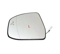 Rearview Mirror Glass Auto Accessories For Focus MK2 MK3 For Mondeo MK4 Door Wing Heating The Car Side Mirror Glass Blind Spot Warning Wing Mirror Glass(Left side LH)