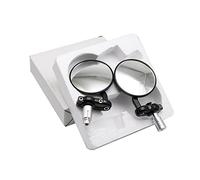 Rearview Mirror Handlebar Mirrors Side Universal 2pcs Pair For Suzuki Motorcycle Rear View Mirrors Round 7/8" Handle Bar End Foldable Motorbike Side Mirror(Round black)
