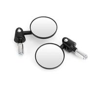 Rearview Mirror Handlebar Mirrors Side Universal Adjustable 7/8" 22mm Bar End Mirrors Black 73mm CONVEX Mirror 16-18mm I.D Motorcycle Accessories Parts