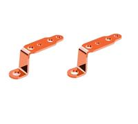 Rearview Mirror Headlight Bracket Motorcycle Spotlight Modified Bracket Autocycle Brackets Mount Extender(Orange 2pcs)