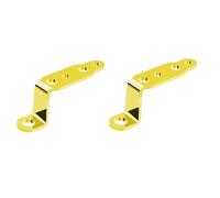 Rearview Mirror Headlight Bracket Motorcycle Spotlight Modified Bracket Autocycle Brackets Mount Extender(Gold 2pcs)