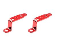 Rearview Mirror Headlight Bracket Motorcycle Spotlight Modified Bracket Autocycle Brackets Mount Extender(Red 2pcs)