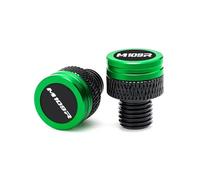 rearview mirror hole cover screws M10×1.25 Mirror For Boulevard M109R Motorcycle CNC Rearview Side Mirror Hole Cap Plug Accessories(Green)