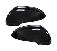 Rearview Mirror Housing Compatible With For Passat B8 For Estate Saloon 2015-up For Wing Door Mirror Cover Caps Gloss Black Turn Signal Light Housing
