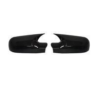 Rearview Mirror Housing For Megane 2 For MK2 2002 2003 2004 2005 2006 2007 2008 2009 Pair Car Side Rearview Mirror Housing Casing Cover Cap Shell Case Auto Styling(Black A)