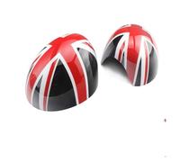 Rearview Mirror Housing For Mini For Cooper S Clubman Countryman Paceman R57 Rear View Mirror Covers Stickers Manual/Power Folding 2X(4,Power folding Mirror)