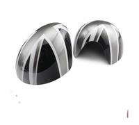 Rearview Mirror Housing For Mini For Cooper S Clubman Countryman Paceman R60 Manual/Power Folding 2x Rear View Mirror Covers Stickers(5,Power folding Mirror)