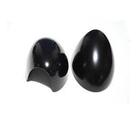 Rearview Mirror Housing For Mini for Cooper S for Hatchback Convertible R50 R52 R53 The Black Flag Rear View Mirror Covers Decoration Car Accessories(Black,Right Hand Drive)