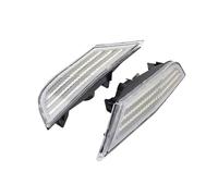 Rearview Mirror Indicator Light 2PCS LED Front Bumper Side Marker Turn Signal Blinker Amber Light For Odyssey 2018 2019 2020 33800-THR-A01(Crystal)