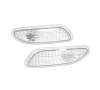 Rearview Mirror Indicator Light Side Light Turn Signal For Mercedes For Benz For C-Class For W203 2001-2007 Marker In Bumper Turn Signal Light Replacement(White(a pair))