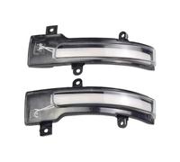 Rearview Mirror Lamp Compatible With Mitsubishi For Outlander 2013-2020 For ASX For Lancer 2016 2Pcs Dynamic Turn Signal Blinker Mirror Indicator Light Arrow 8351A136(Crystal)