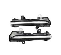 Rearview Mirror Lamp Compatible With Nissan For Kicks P15 2016-2019 For Note E12 2017-2019 Dynamic Blinker Sequential Side Mirror Turn Signal Indicator Light 26165-5MB0A(Crystal)